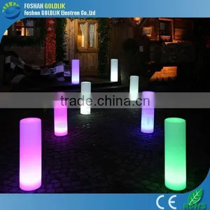 GLACS Control RGB True Color Changing LED Decoration Floor Lamp Cylinder Lamp Pillars thumbnail-3
