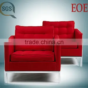 Colorful Fabric Chair Vintage Fabric Chair Hotel Sofa Living Room Sofa thumbnail-1