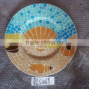Mosaic Glass Cheap Decorative Plates thumbnail-2