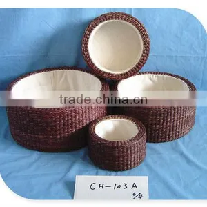 Wheat Straw Storage Basket & Corn Husk Storage Basket thumbnail-1