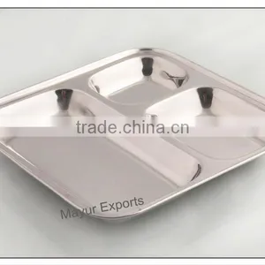 Stainelss Steel Dinner Plate thumbnail-1