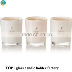 Frosted White Gold Votive Candles Decorative Magnifying Glass thumbnail-5