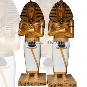 Large Outdoor Sculptures Fiberglass Pharaoh Sphinx Egyptian Statues for Sale thumbnail-3