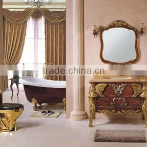 Luxury & Elegant Deaign Bathroom Cabinet,Bathroom Vanity Cabinet;Bathroom Furniture,Hand Carved Mirror Cabinet(BF08-4030) thumbnail-1