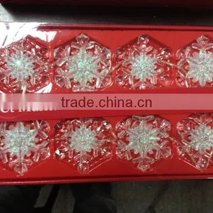 Plastic LED 7colors Changing Snowflake Music Changing Led Strip Light thumbnail-3