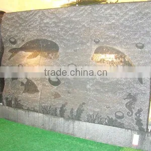 Indoor and Outdoor Stone Garden Unique Water Fountain Water Feature Led Lights thumbnail-1