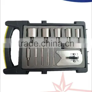 Electroplated Diamond Glass Core Drills Bit Set/Electroplated Diamond Hole Saw Bits Set for Hard Concrete thumbnail-1