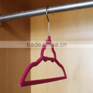 Flocking Hanger Baby Clothes Display Hanger thumbnail-4