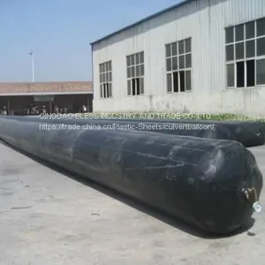 Culvert Rubber Balloon Exported to Kenya, Nigeria Inflated Balloon Used for Making Concrete Culvert thumbnail-2