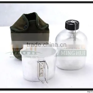 Plastic and Aluminum Canteen Messtin thumbnail-1