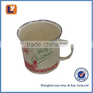 High Quality Printing Porcelain Enamel Mug Coffee Cup thumbnail-1