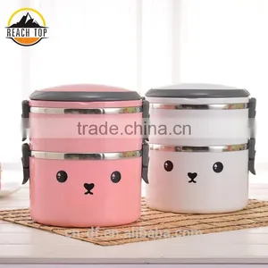 304 Stainless Steel Insulated Double Lunch Box thumbnail-1