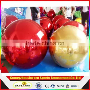 Factory Direct Inflatable Floating Mirror Silver Ball for Sale thumbnail-1