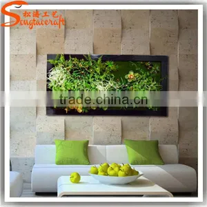 Man-made Artificial Grass Wall Plastic Artificial Plants Wall Customized Artificial Plants Wall thumbnail-5