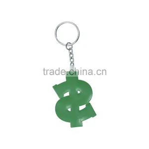 2017 Cute Money Pattern 3D Promotional Soft PVC Embossed Personal Design Silicone Keychain Keyring thumbnail-3