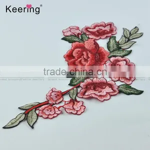Hot Sale Embroidery Patches Applique Motif Trimming Lace Fabric for Jean thumbnail-3