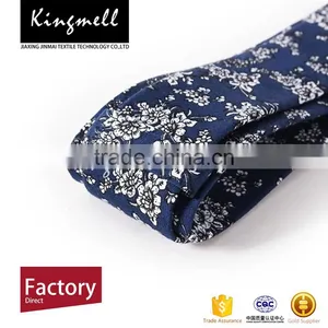 Custom Floral Digital Printed Men's Cotton Neck Tie thumbnail-3
