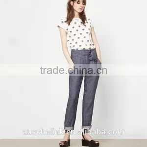 2017 New Arrival Women Linen Pants New Pattern Low Price thumbnail-1