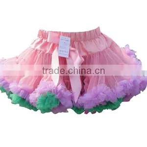Wholesale Princess Style Baby Girls Solid Color Tulle Skirt From China Manfactory by Handmade thumbnail-2