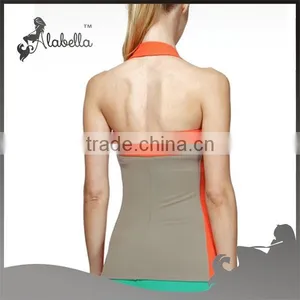 New Fashion Lady Tops Sexy Yoga Wear Yoga Crop Tops Tank Tops thumbnail-2