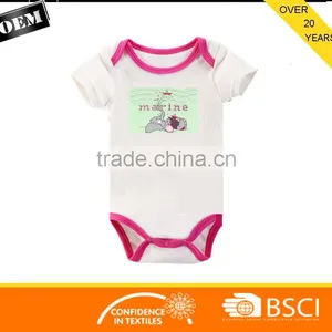 New Design Baby Romper With Custom Logo Pattern Printing With High Quality thumbnail-2
