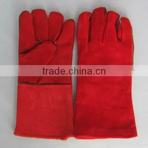 Winter Worker Factories Cow Split Leather Gloves thumbnail-1