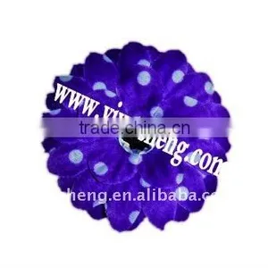 2'' Daisy Flower Artificial Flowers 2'' Polka Dots Daisies. thumbnail-1