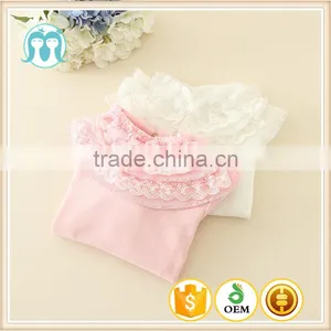 One Piece Child Girls Undershirts Girls Pink Undershirts Underwear Wholesale 2016 Autumn for Baby Girls thumbnail-1