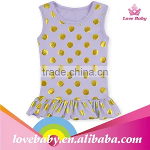 2015 Wholesale Sleeveless Top With Ruffle for Child thumbnail-2