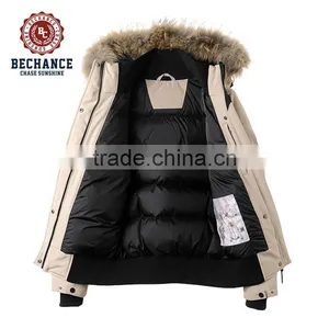 Mens Thick Winter Outdoor Jacket With Fur thumbnail-4
