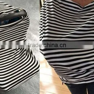 Baby Car Seat Canopy Rayon Cover Nursing Cover Infant Car Seat Canopy Children Car Seat Canopy Carseat Cover Baby Canopies thumbnail-1
