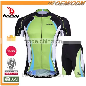 BEROY Hot Selling Reflective Mountain Bike Cycling Jersey and Padded Cycling Pants thumbnail-1