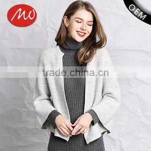 Hot Selling Woman Custom Thin Knitted Sweater Cardigan With Wholesale Price thumbnail-1