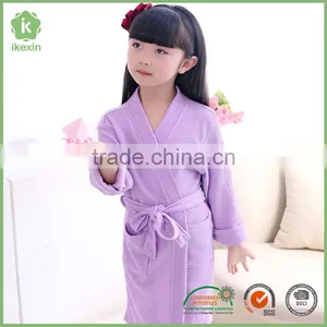 Cute Sanding Anti Pilling Home Berber Fleece Baby Bathrobe thumbnail-2