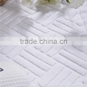 Customized Hotel Supplies White Jacquard Cotton Bath Towels Manufacture thumbnail-5