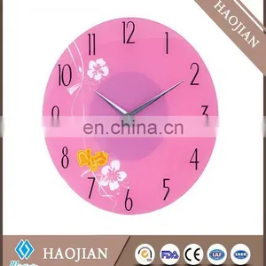 Sublimation Tempered Smooth Surface Glass Clock With Hands and Mechanism thumbnail-6