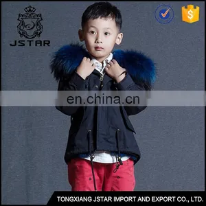 Fur Hood Down Parka Jacket,winter Coat Fur Hood for Child thumbnail-6