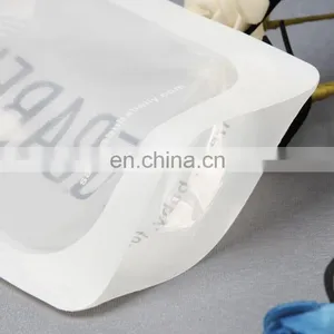 Factory Customized Clear Plastic Pvc Round Bottom Reusable Baby Food/liquid Packaging Spout Pouch With Double Zip-lock thumbnail-2
