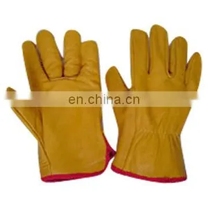Cowhide Suede Leather Gloves 707 Working Gloves/Safety Gloves,Cow Split Leather WorkGlove, thumbnail-1