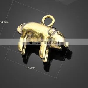 Wholesale Cute Animal Hello Kitty Shape Pendant Alloy Pendant Jewelry Accessories thumbnail-5