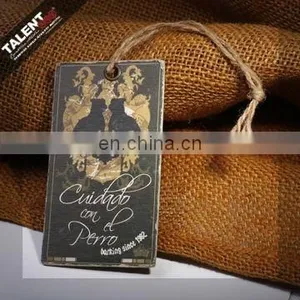 Custom Private Brand Printed Thick Paper Hang Tag for Jeans Clothing thumbnail-4