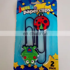 Plastic PVC Jumbo Clip and Mini Cartoon Paper Clip With Blister Card Packing thumbnail-4