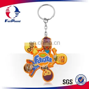 Cartoon Two Side PVC Keychain thumbnail-2