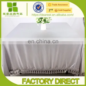 Decorative Round Tassels Table Cloth for Decoration Fringe thumbnail-1