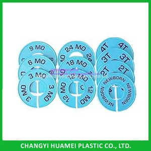 Plastic Round Shape Clothing Size Ring Dividers thumbnail-4