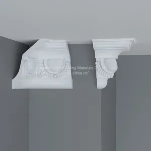 Egg and Dart Design Polyurethane Cornice Moulding thumbnail-2