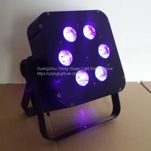 American 6PCS RGBWAUV Battery Recharged Wedding Light,led Par Can Light,cheap Stage Lighting Factory thumbnail-3