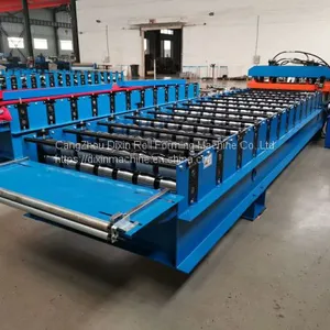 Hot Sell Roofing Glazed Step Tile Roll Forming Machine for Sale thumbnail-3