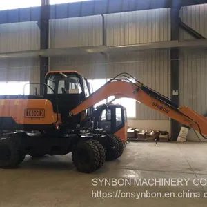 SYNBONG Bucket Wheeled Type Hydraulic Excavator, 12 Ton, SYL150E thumbnail-1