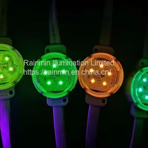 40mm 24v Polycarbonate SMD3535 RGB D40 Dot Light For Building Decoration thumbnail-4